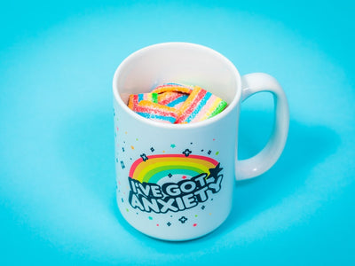A coffee mug that has 