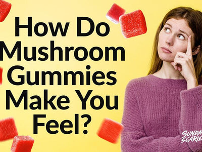 A woman wonders how taking mushroom gummies will make her feel