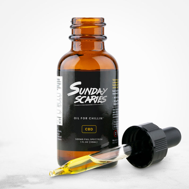 Sunday Scaries - CBD Oil Tinctures for Stress Relief