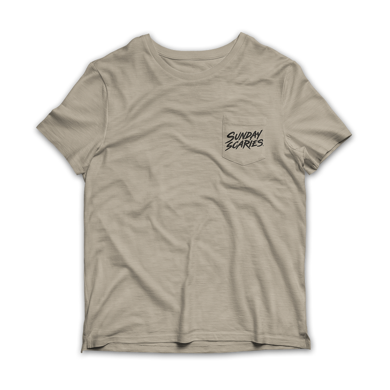 An product image of Sunday Scaries pocket tee (sandstone)