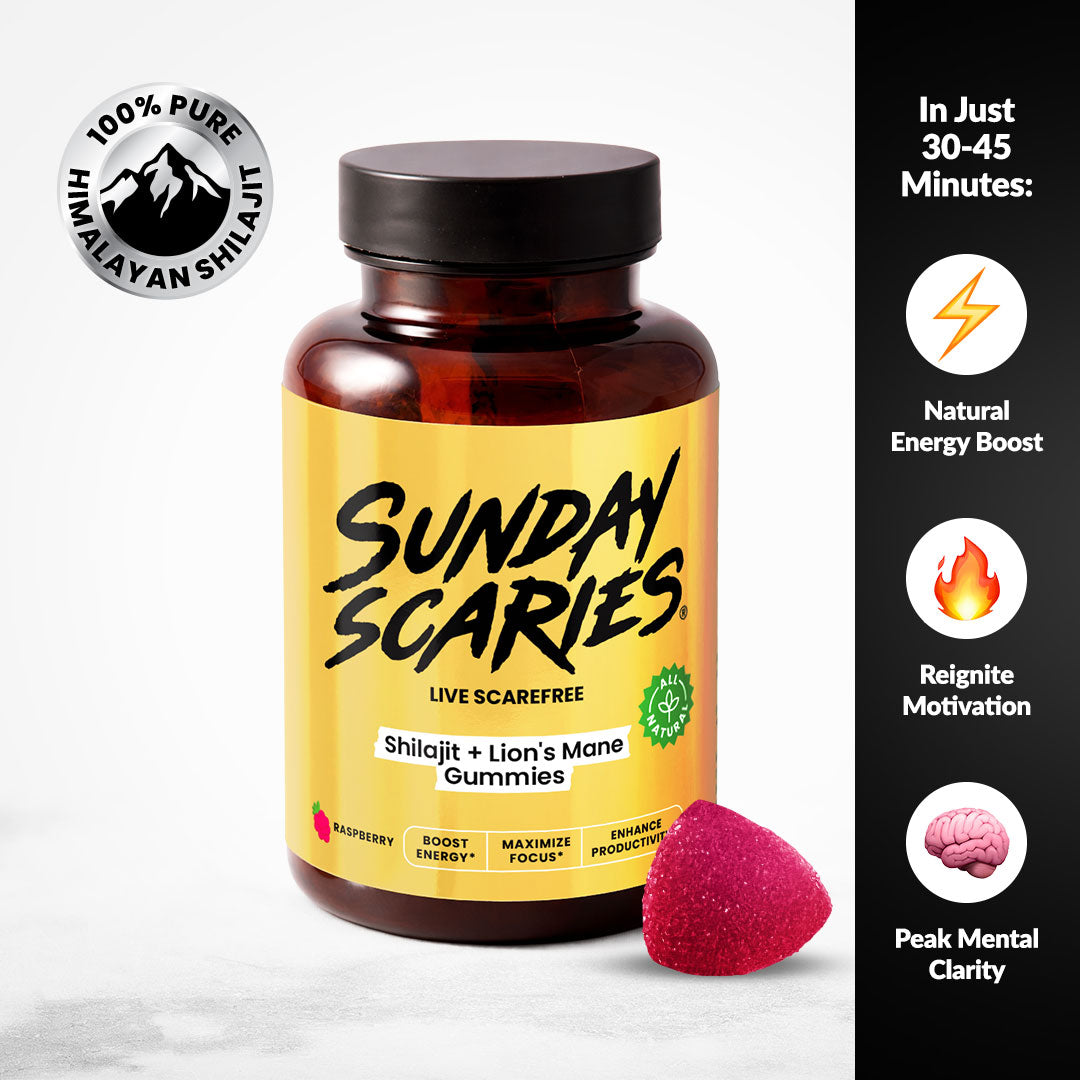 The benefits of Sunday Scaries Shilajit gummies 