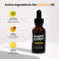 Sunrise & Sunset - Daytime Oil Ingredients