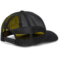 The back of the Sunday Scaries Snapback showing the adjustable, one-size-fits-all snap
