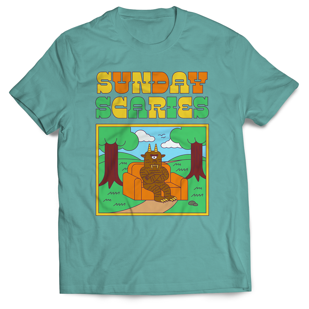 Sunday Scaries Merch Couch Monster TShirt