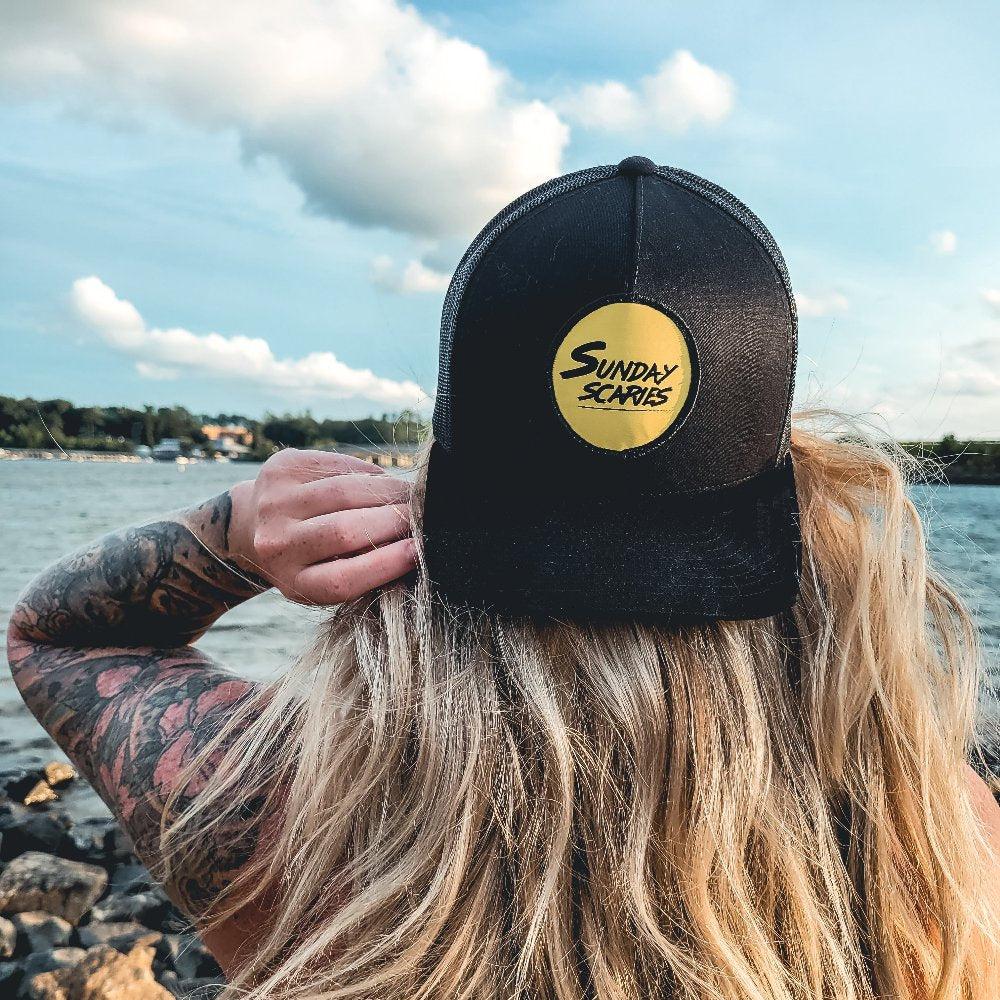 Sunday Scaries Snapback hats are enjoyed by females who want to showcase a beach vibe